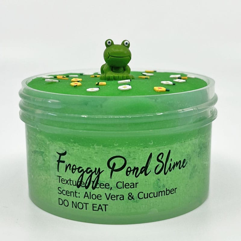 Froggy Pond Slime Artistic Rainbow Slime Shop
