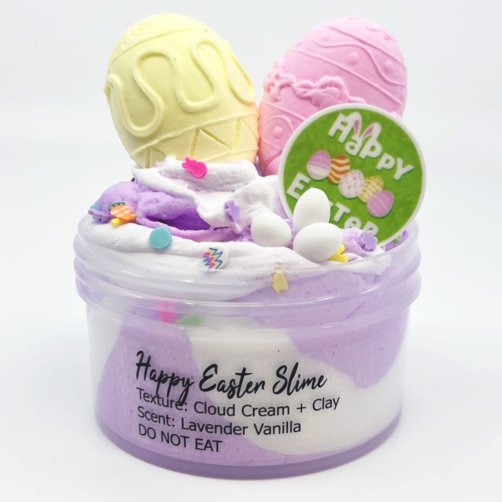 Happy Easter DIY Cloud Cream Scented Slime