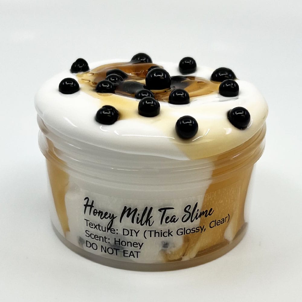 Honey Milk Tea DIY Thick Glossy Scented Slime
