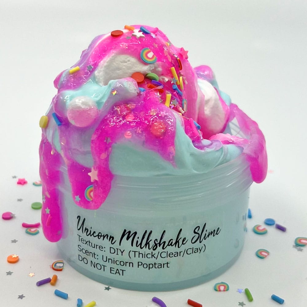 Unicorn Milkshake DIY Slime - Artistic Rainbow Slime Shop