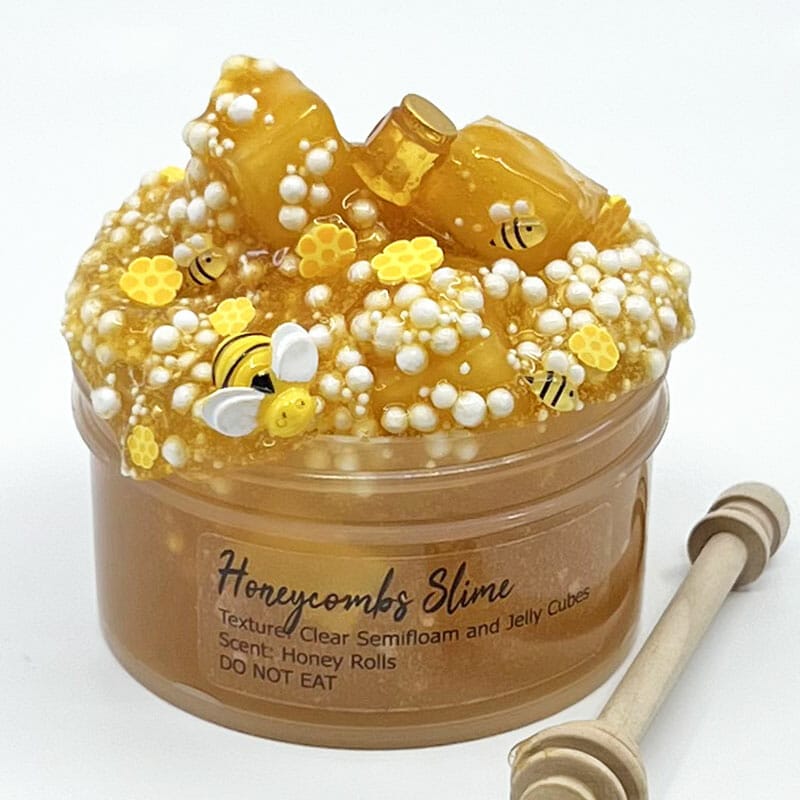 Honeycombs Floam Jelly Cubes Slime - Artistic Rainbow Slime Shop