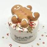 Gingerbread Man is an DIY Slime or Kit Slime, Thick Glossy and Clay textures scented like Gingerbread House. Perfect for Christmas gift.