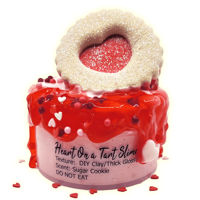 valentines heart on a tart slime