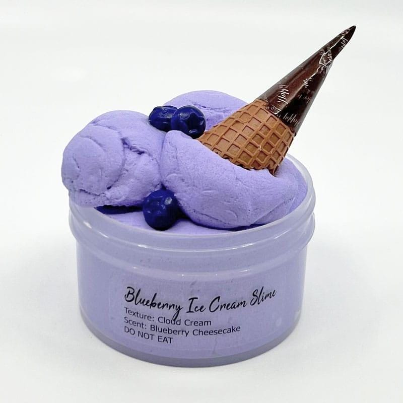 Blueberry Chessecake Cloud Cream Slime