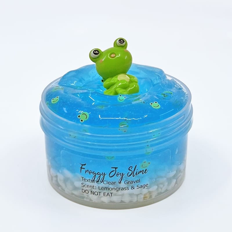 Froggy Joy Clear Gravel Slime