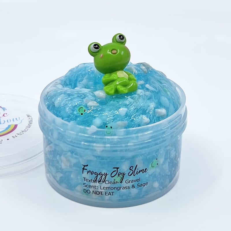 Froggy Joy Clear Gravel Slime - Image 6