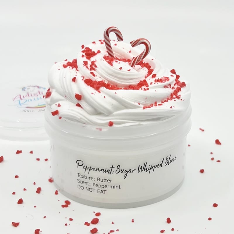 Peppermint Sugar Whipped Slime