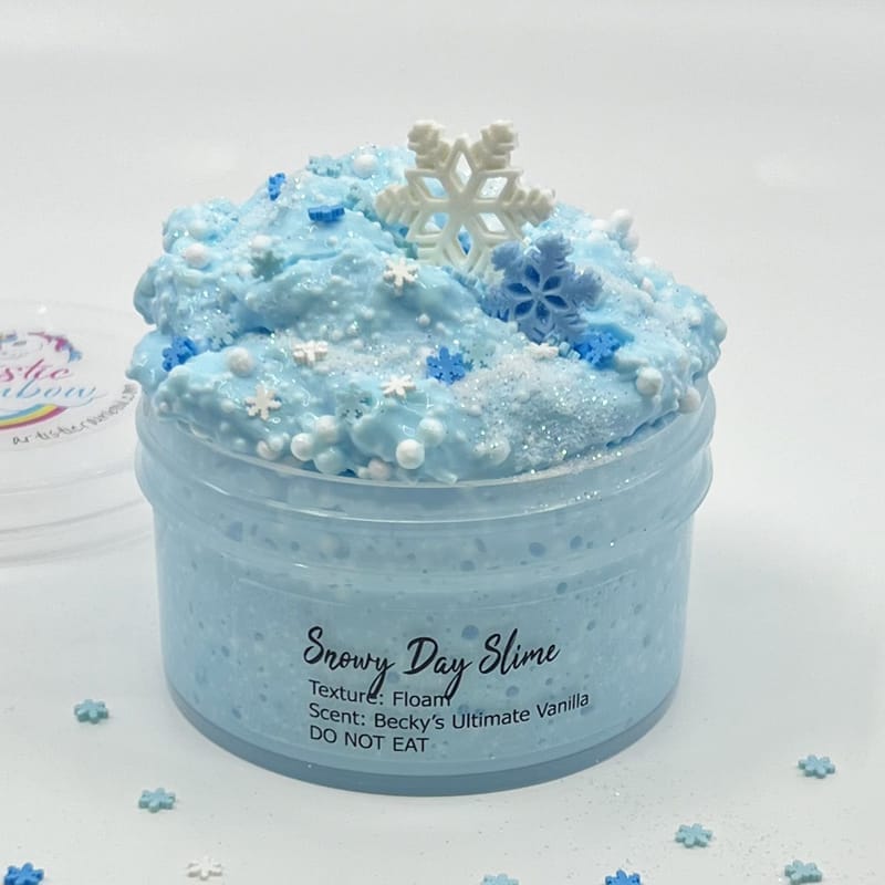 Snowy Day Floam Slime