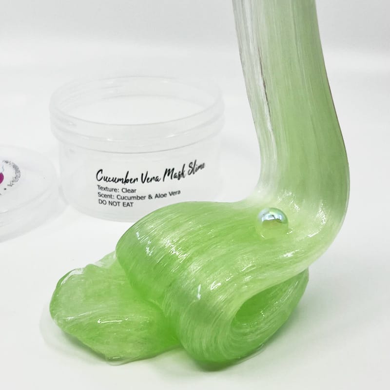 Cucumber Vera Mask pearled clear slime