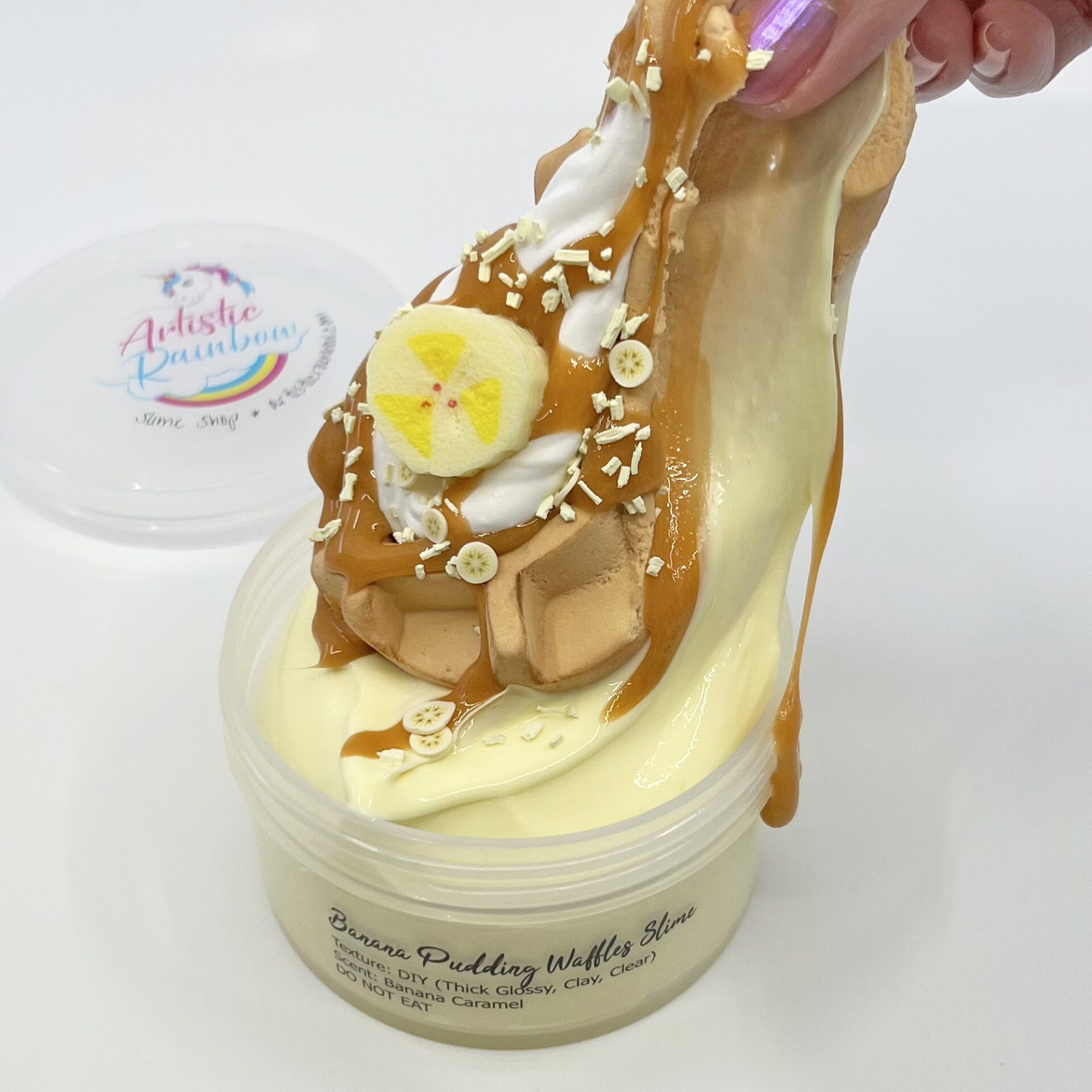 Banana Pudding Waffles DIY Slime - Image 2