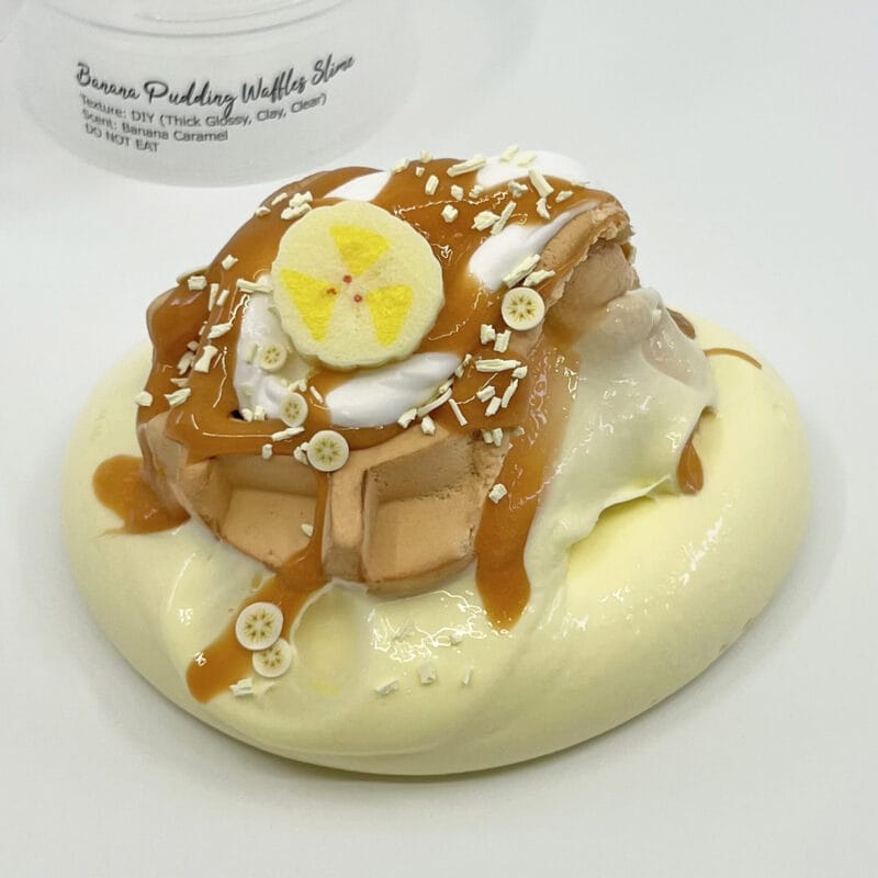 Banana Pudding Waffles DIY Slime - Image 5