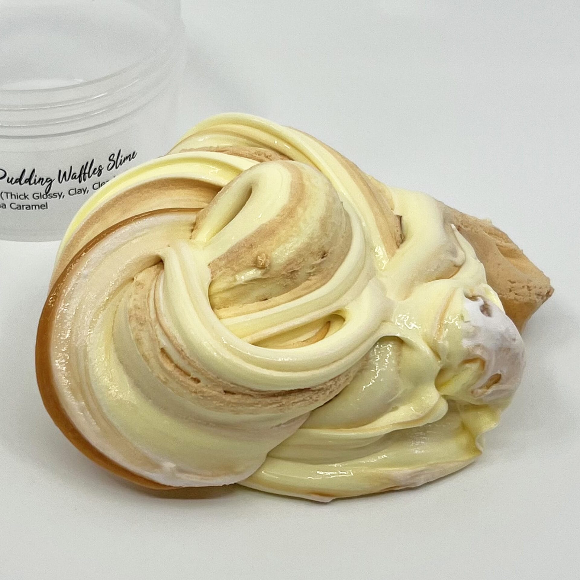 Banana Pudding Waffles DIY Slime - Image 7