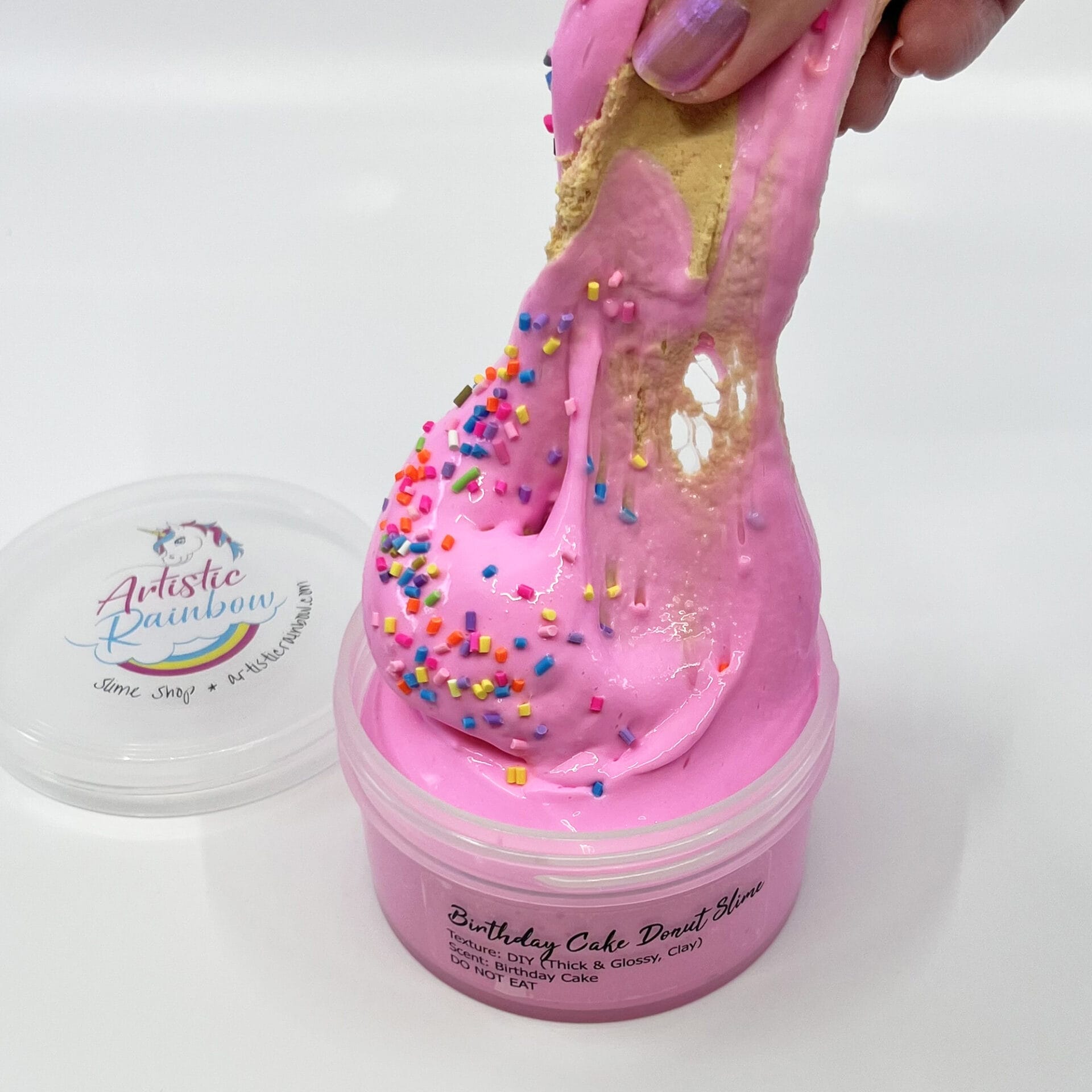 Birthday Cake Donut DIY Slime - Image 2