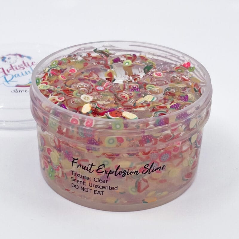 Fruit Explosion Clear Unscented Slime