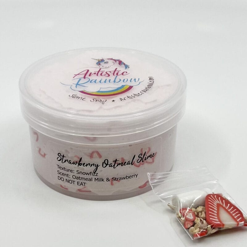 Strawberry Oatmeal Snowfizz Slime - Image 8