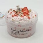 Strawberry Oatmeal Snowfizz Slime