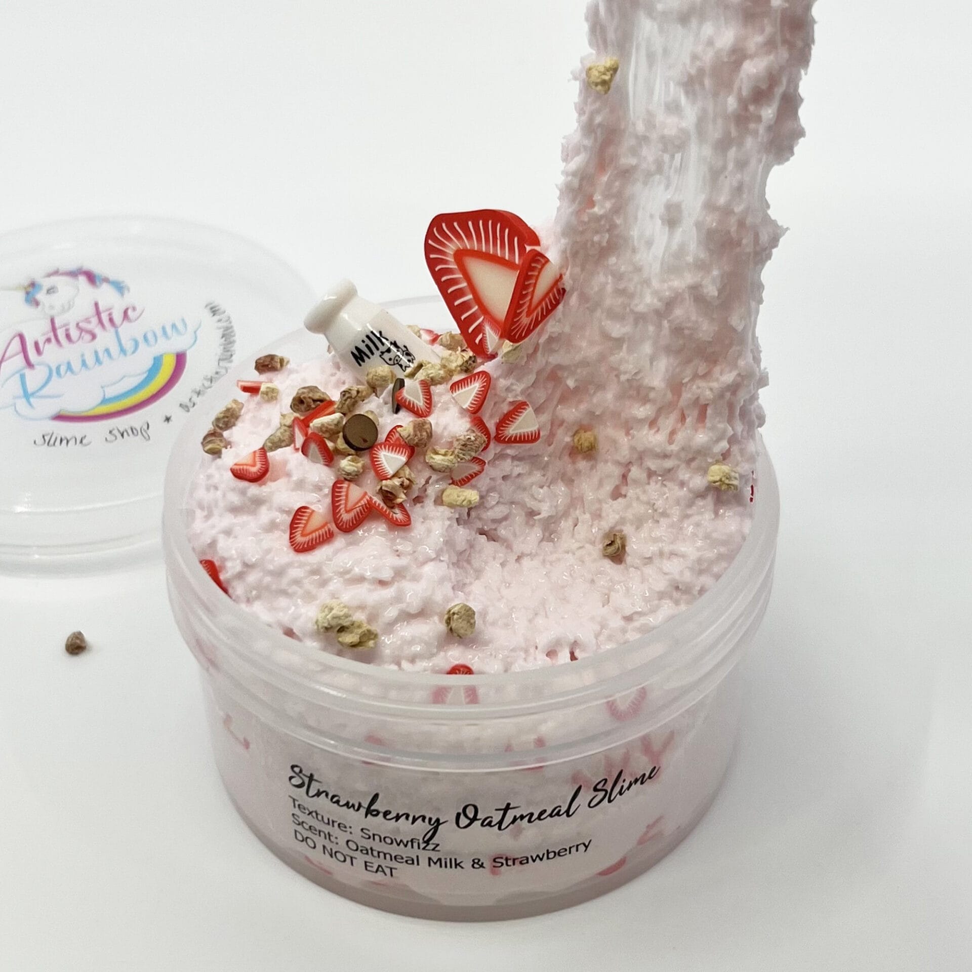 Strawberry Oatmeal Snowfizz Slime - Image 2