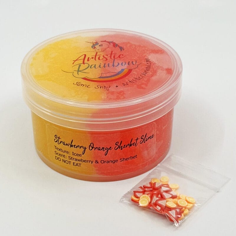 Strawberry Orange Sherbet Icee Slime - Image 8