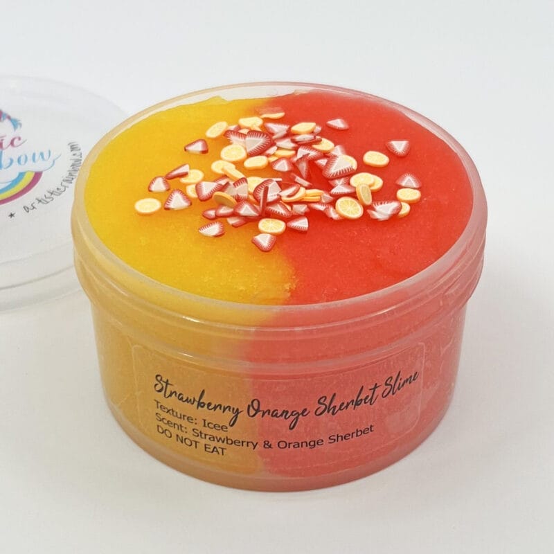 Strawberry Orange Sherbet Icee Slime