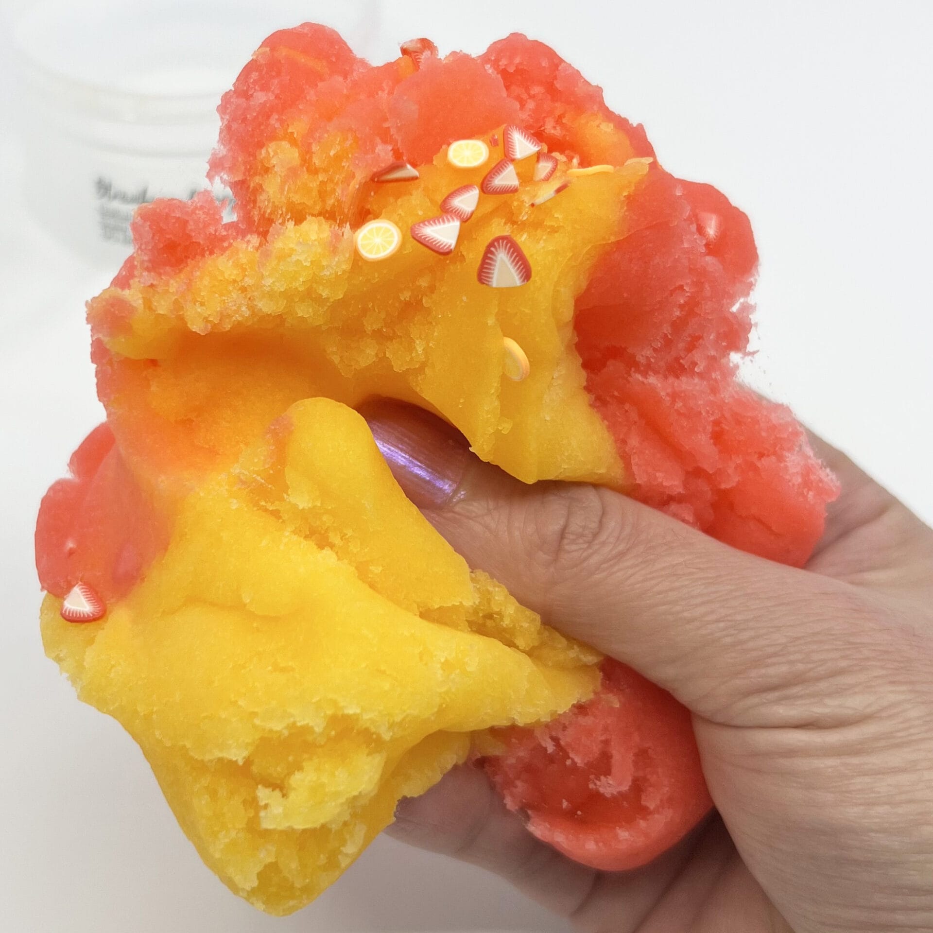 Strawberry Orange Sherbet Icee Slime - Image 5