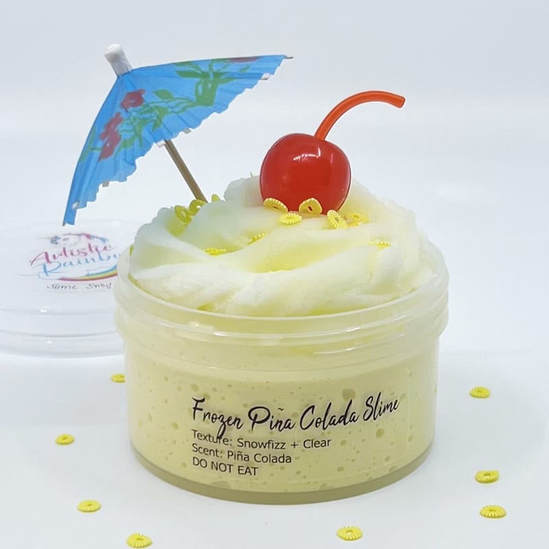 Frozen Piña Colada Snow fizz icee Slime