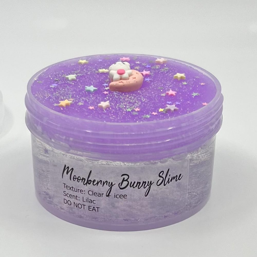 moonberry bunny clear icee scented slime