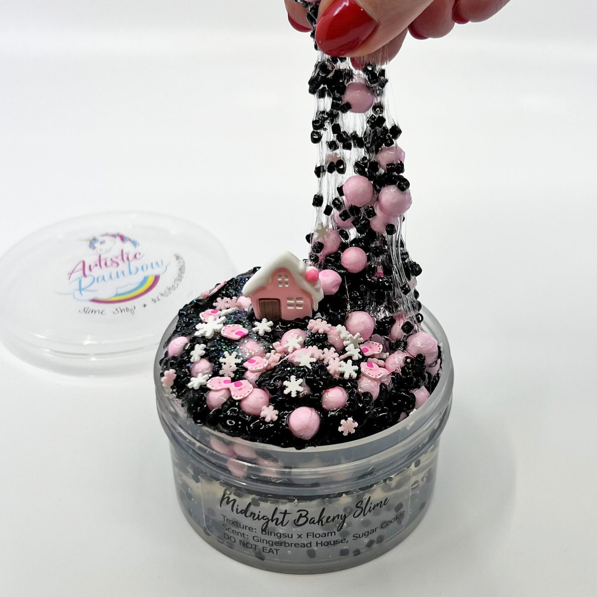 Midnight Bakery Crunchy Slime - Artistic Rainbow Slime Shop